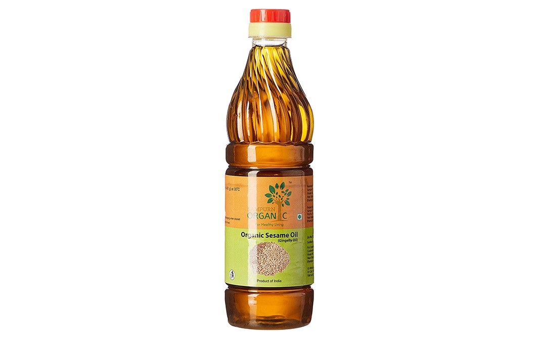 Sampurn Organic Sesame Oil Bottle 500 millilitre Reviews Nutrition
